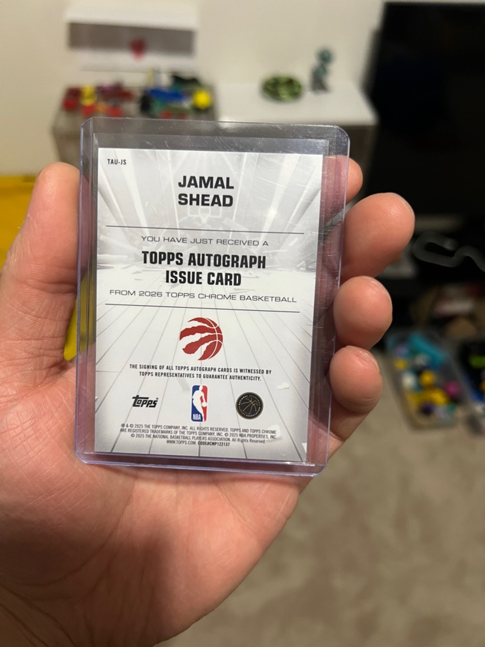 Jamal Shead Toronto Raptors Autograph Rookie Card - Picture 2 of 2